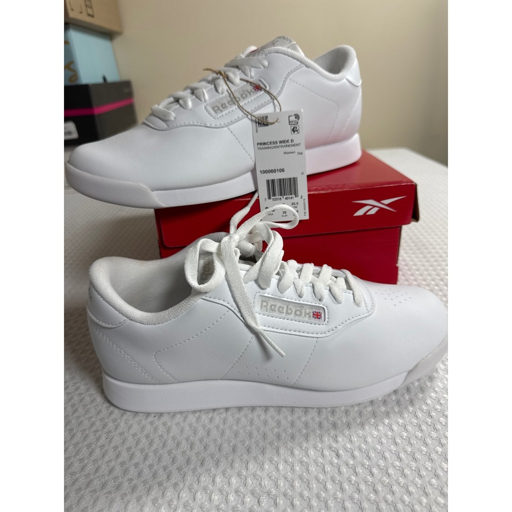 Reebok Sneakers Womens 8.5 Princess Wide D White NIB